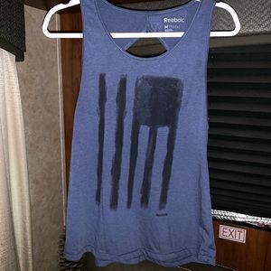 Reebok Women’s Flag Tank American M Cutout Back
